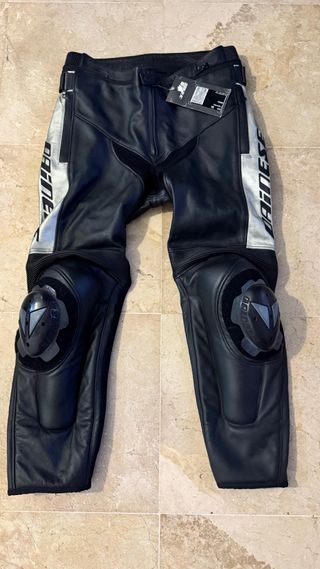 Pantalón Dainese Moto Cuero Talla 54