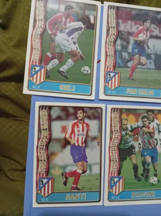 10 Cromos Atlético Madrid Temporada 96/97