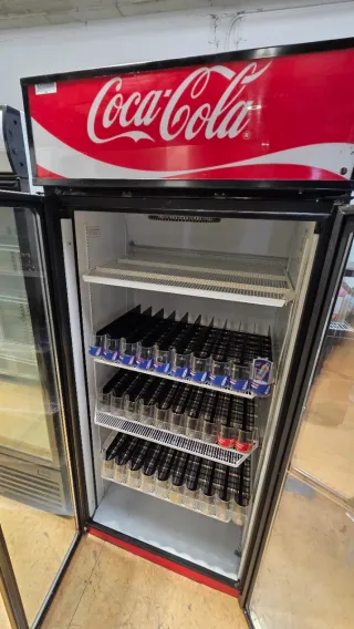 Nevera Vertical Coca-Cola Cristal