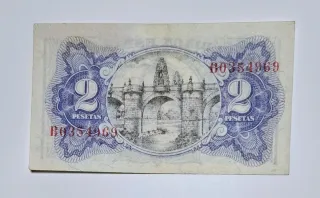 2 Pesetas 1938 Serie B035