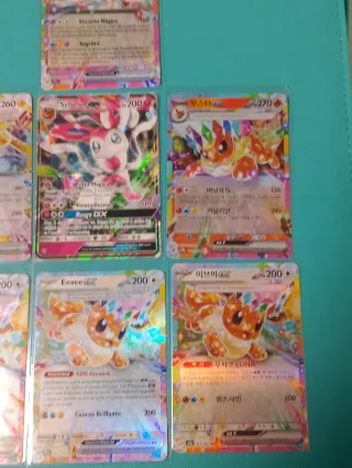 7 Cartas Pokémon Eevee Y Eeveelutions