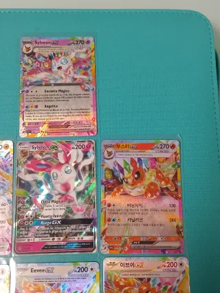 7 Cartas Pokémon Eevee Y Eeveelutions