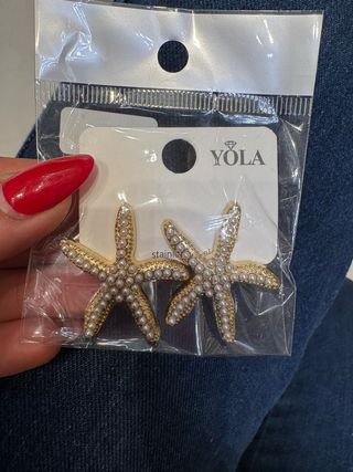 Orecchini YOLA a forma di stella marina