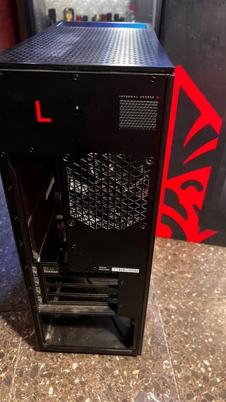 Torre HP OMEN Gaming Negra/Roja