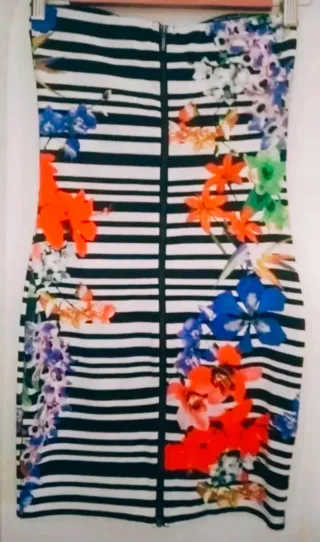 Vestido ajustado estampado floral