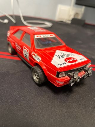 Maqueta Coche Audi Rojo Rally