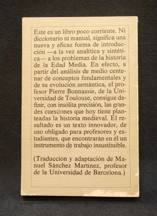 Libro Vocabulario básico de la historia medieval