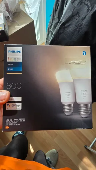 Bombilla Inteligente Philips Hue E27 Blanca