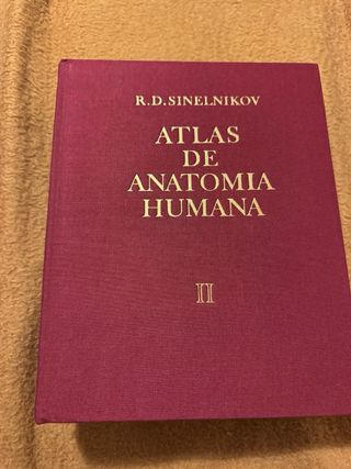 Atlas de anatomía humana, R. D. Sinelnikov 3 tomos