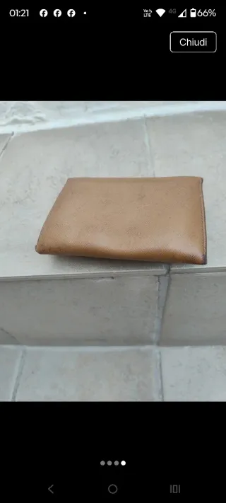 Portafoglio Prada marrone