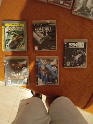 Lote de juegos ps3 ps4 más mando