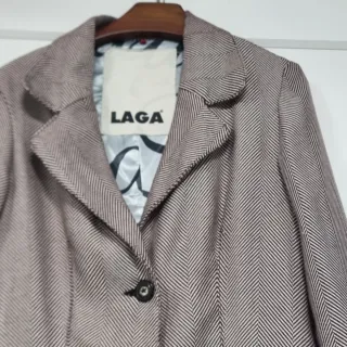 Blazer Laga Beige y Marrón