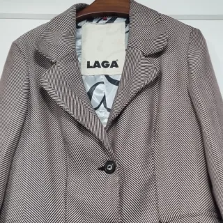 Blazer Laga Beige y Marrón