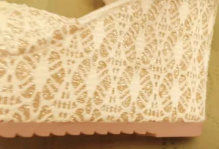 Sandalias crochet con lazo