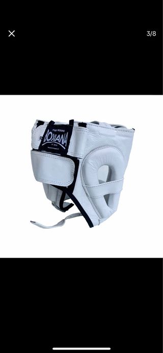 Casco Boxeo Barra Blanco