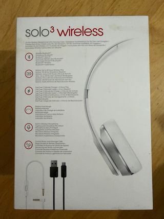 Beats Solo3 Wireless Argento/Bianco