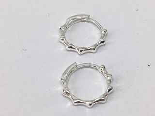 argollas plata 925mm