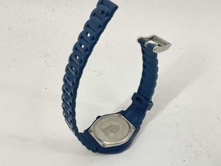 reloj pulsera señora calypso azul cara blanca