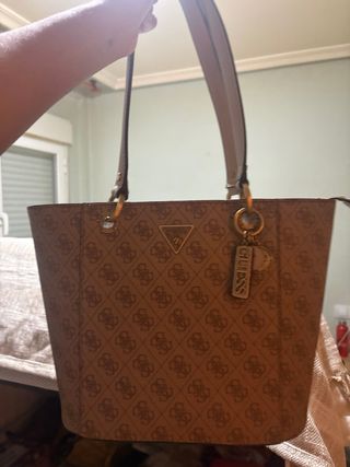 Bolso Guess Beige y Marrón