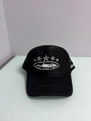 Gorra Corteiz Negra Estrellas