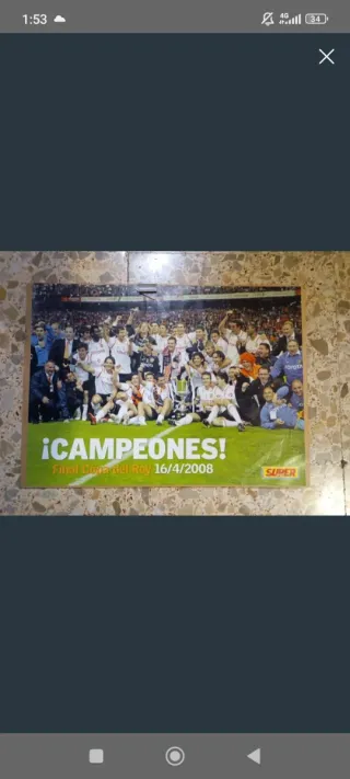 Pósters Valencia CF Campeones Copa del Rey2008 199