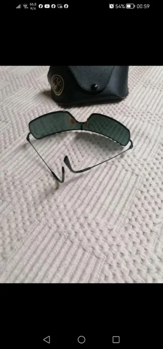 Óculos de Sol Ray-Ban Preto e Verde