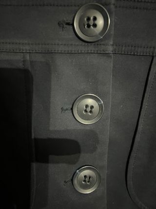 Gabardina Mango Negra