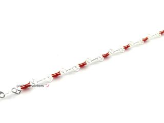 pulsera plata 925mm con piedra