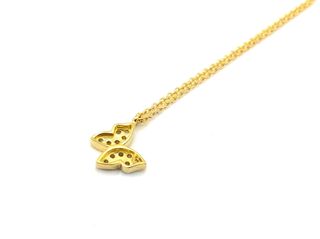 gargantilla oro 18k con circonita 22cm