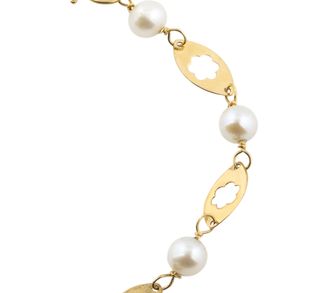 esclava oro 18k con piedra