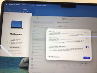 portatil apple apple macbook air m2 8-core 3.4 13 (8gpu) (2022) (a2681)