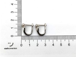 pendientes plata 925mm con piedra con circonita