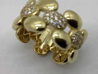 anillo oro 18k con piedra con circonita