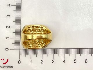sello oro 18k con circonita