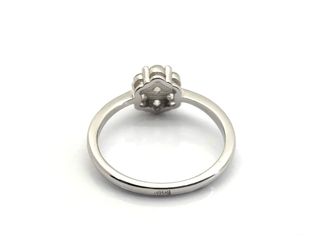 sortija plata 925mm con piedra con circonita