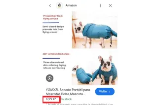 Bolsa de secado para mascotas talla S