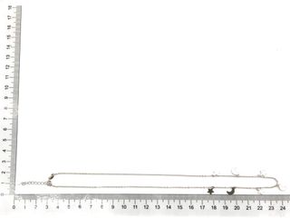 gargantilla plata 925mm con piedra con circonita 22cm