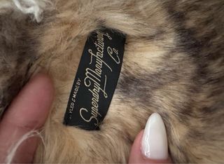 Abrigo Superdry Beige con Pelo