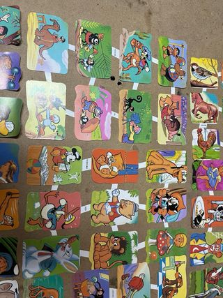 Lote 12 laminas de Cromos Troquelados Edivas