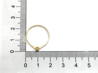 anillo oro 18k con piedra con diamante