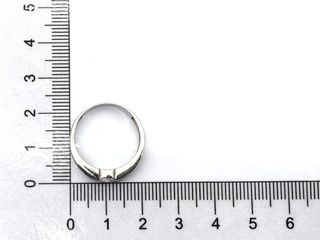 sortija oro 18k con piedra con circonita t. 17 (18,16 mm)