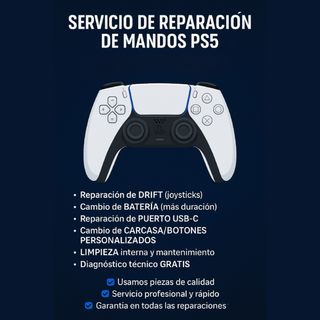 Servicio de reparación de mandos PS5