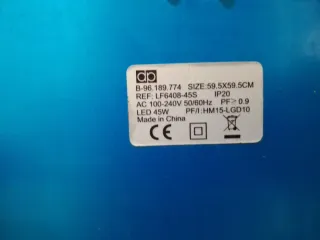 Paneles LED Philips empotrables 60x60cm de 45w