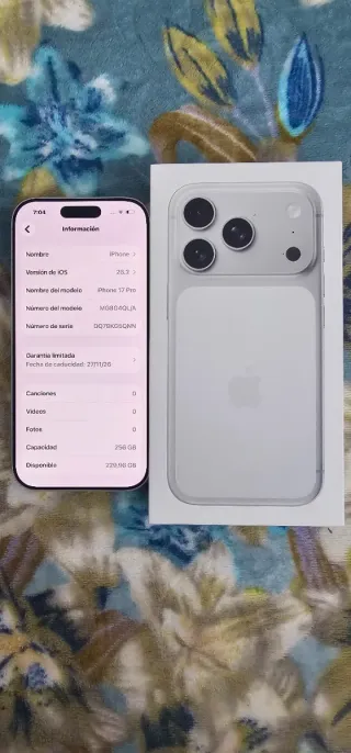 iPhone 17 Pro 256GB Plata Nuevo