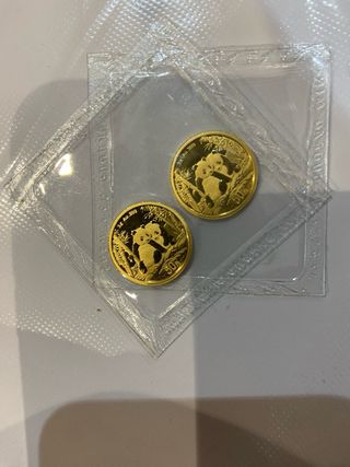 Monedas Panda Oro 999