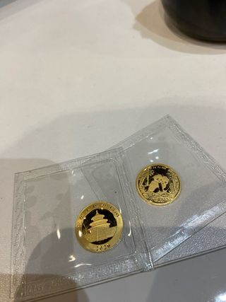 Monedas Panda Oro 999