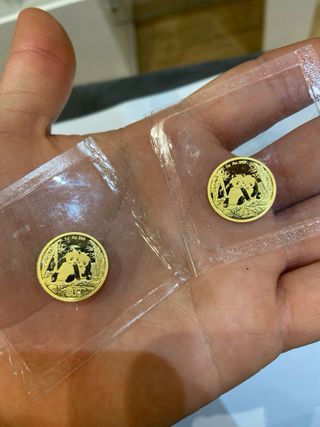 Monedas Panda Oro 999