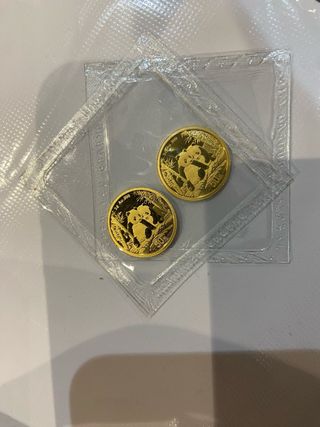 Monedas Panda Oro 999