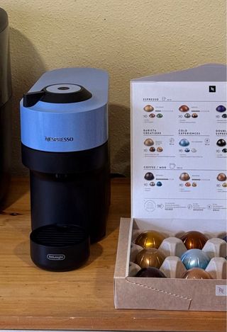 Cafetera Nespresso Vertuo Pop Azul