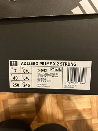 Adidas Adizero Prime X 2.0 Nuevas
